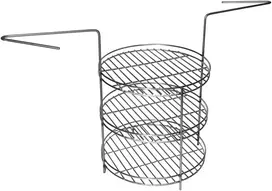 Hobilt Metalinės kepimo grotelės su žiedu 27 cm, reguliuojamas stovas
