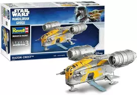 Revell Star Wars Mandalorietis Razor Crest plastikinis modelis 1/72 su Grogu