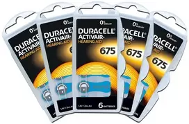 Duracell Activair elementai klausos aparatams 675 PR44, 30 vnt.