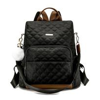 Rhomboid Backpack Women's Large-capacity Anti-theft Backpack Travel Bag juoda
