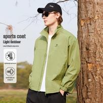 JEEP Men's Stand-Collar Outdoor Jacket 2XL alyvuogių žalios spalvos