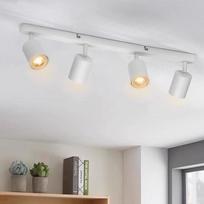 Round GU10 Surface Mounted Spotlight balta spalva