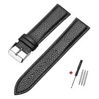 Leather Watch Strap 10/12/14/16/18/20/22mm for Samsung Galaxy Watch7/6/5/4 Vintage Brown Universal Slim Bracelet for Men Women 10mm juoda