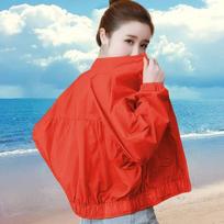 Women Sunscreen Clothing Summer Thin Short Jacket Korean Fashion Solid Versatile UV Resistant Jacket Female Tops Outerwear 5XL geltona