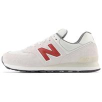 New Balance Unisex 574 White Red U574SOR 43