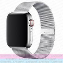 Milanese Loop Strap For Apple Watch Band 44mm 40mm 45mm 41mm 49mm 42mm 38mm correa bracelet iWatch series 3 6 se 7 8 9 5 ultra 2 38mm 40mm 41mm sidabras