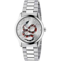 Gucci YA1264076 G-Timeless vyriškas laikrodis 38mm sidabras