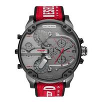 Dyzelinas DZ7423 Ponas. Vyriškas laikrodis „Daddy 2.0“ 57mm raudona