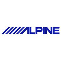 Asmenybė Alpine Logotipas Automobilio Lipdukas Tiuningas Nešiojamojo Kompiuterio Bagažinė Vinilinė Decal Dangtis Įbrėžimams Atsparus PVC Didmeninė Prekyba 15CM mėlyna