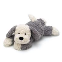 Jellycat Tumblie Sheep Dog Plush Toy Dog (35cm) - (Medium Size) pilka spalva