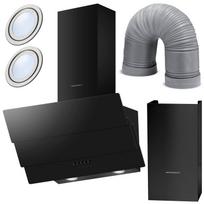 Berdsen Bt-212 60 Cm Chimney Cooker Hood Black