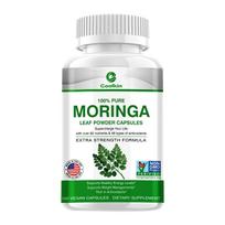 Coolkin moringos lapų miltelių kapsulės, tinkančios tiek vyrams, tiek moterims, veiksminga formulė, 100% natūralios, lengvai įsisavinamos. 120*1 white