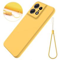 Skirtas Motorola MOTO Edge 50 Pro skysto silikono telefono dėklas, atsparus smūgiams buferio minkštas galinis dangtelis, skirtas MOTO G14 G24 G34 G04 Moto edge 50 pro geltona