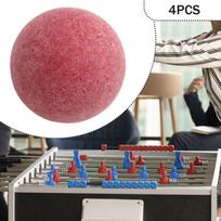 4 Pack of Mini Foosball Balls for Tabletop Soccer Games, 36 Mm Replacement raudona
