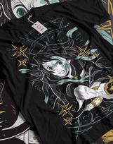 Muichiro Tokito T-shirt Kimetsu no Yaiba Demon Slayer Anime Black Shirt All Size XL