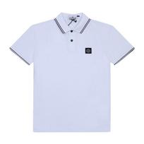 STone Island Mini Wappen Logo PaTch Polo T shirT K1s1522002sc K1S1522002SC S0018 V1001 (XXL)