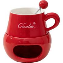Chocolate Fondue Cup Ceramic With Forks Tealight Chocolate Melting Cup Mini Fondue Pot For Cheese Butter Heating Stove
