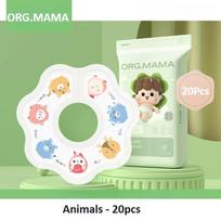 20PCS Disposable Bibs for Babies Toddler Feeding Baby Bibs Soft Absorbent Leakproof Individually Packaged for Travelling Outdoor