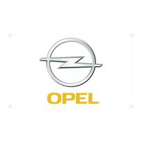 90x150cm Opels Motor Sport Metalinis Logotipas Vėliava Poliesterio Spausdinta Garažo ar Lauko Dekoracija Reklama Gobelenas 60 x 90cm