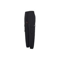 Jordan Flight MVP Logo Embroidered Solid Mid-Rise Straight Fit Sports Pants Men Bottoms Black DV7581-010 XS