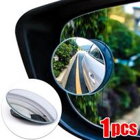 360 laipsnių automobilio aklosios zonos galinio vaizdo veidrodis plataus kampo reguliuojamas mažas apvalus veidrodėlis automobilio atbulinės eigos pagalbinis galinis vaizdas išgaubtas 1pcs