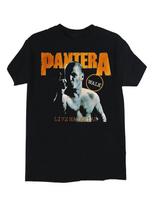 Pantera Walk Live Medžiaga Juodi Unisex Marškinėliai S
