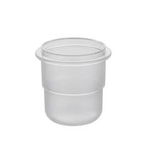 58mm Coffee Dosing Cup Thickened Coffee Bean Grinder Powder Receiving Clear Cup Anti-flying Powder Coffee Machine Accessories skaidri