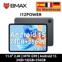 BMAX I12 Power Android 15 planšetė 11.4  90Hz 2.4K IPS MediaTek Helio G99 ARM Mali-G57 MC2 8GB+16GB išplėtimas 256GB 4G LTE