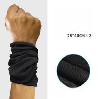 Vėsinanti riešo prakaito servetėlė Sportinė riešo atrama - Lengva Unisex, sugeria prakaitą Bėgimui, Tenisui, Badmintonui, Fitnesui 25x40CM