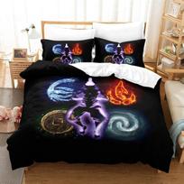 New Avatar: The Last Airbender Bedding Set Single Twin Full Queen King Size Bed Set Adult Bedroom Duvet Cover Sets Home Textile EU Twin(135x200cm)