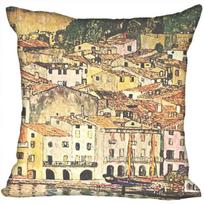 Custom Art Pattern Pillow Cases Gustav Klimt Square Pillowcase Christmas Zippered Pillow Cover 45*45cm(One Side) 12x12Inch
