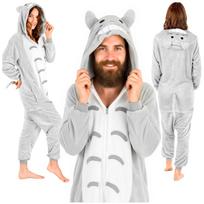 Men's warm totoro kigurumi onesie pajamas long sleeve winter suit Onesie totoro costume - M