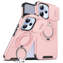 For Oppo Reno15 ProMini Case Reno 15 ProMax Cover Reno15 Pro Magnetic Ring Armor Slide Camera Lens Magsafe Wireless Charge Cover OPPO Reno15 Pro