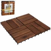 Płytki Tarasowe Z Drewna Akacjowego 30X30 Cm Kpl 4 Szt