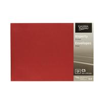 Vokai Galeria Papieru, C5, perlamutrinės raudonos spalvos 150 g/m2, 162x229mm, 10vnt./pak.