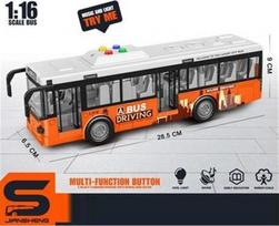 Miesto autobusas su garsais, šviesomis ir atidaromomis durimis, 1:16