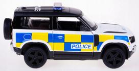 Land Rover Defender 90 Policijos Modelis 1:36 Kinsmart