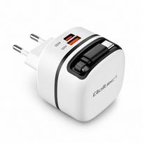 Qoltec 65W USB-C GaN PPS 5V 20V 3A 3.25A Charger