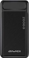 AWEI P6K 20000mAh Power Bank Black