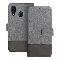 OEM Gomma Book book-style phone case for Samsung Galaxy A40 (A405), gray