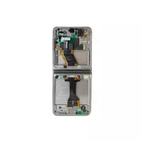 SAMSUNG LCD display + Touch Unit + Front Cover  F731 Galaxy Z Flip 5 5G Cream (Service Pack)
