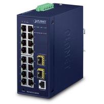 Planet  IGS-4215-16T2S network switch Managed L2/L4 Gigabit Ethernet (10/100/1000) Blue | 7026346  | 4711605284899