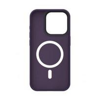 „Connect“ Apple iPhone 14 Pro Max hibridinis dėklas su magnetiniu PC+TPU tamsiai violetiniu dangteliu