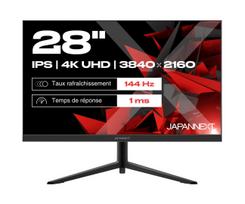 JAPANNEXT JN-IPS280UHD144F computer monitor 71.1 cm (28") 3840 x 2160 pixels 4K Ultra HD LCD Black | 560195  | 4589511188767
