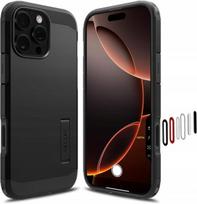 Telefono dėklas iPhone 17 Pro juodas MagSafe Spigen Tough Armor