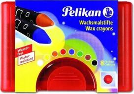 Pelikan kreidelės vaškas 8 spalvos dėžutėje