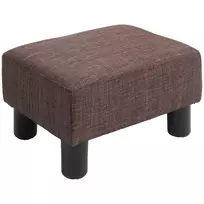 Pufas Homcom 40x30x24cm., rudos/juodos spalvos