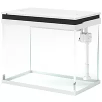 Akvariumas PawHut 48x30x41cm., baltos/juodos spalvos