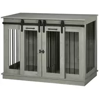 Narvas šuniui PawHut 120x60x88,5cm., pilkos/juodos spalvos