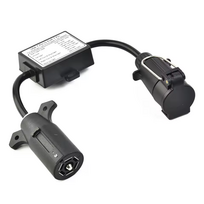 Adapteris priekabai 7 - 7POL US-EU (plast.)